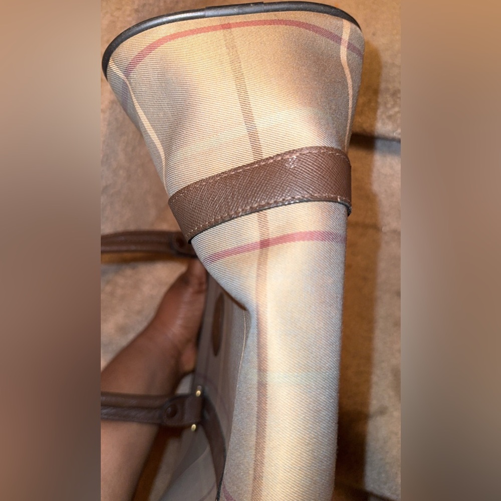 Burberry Brown Plaid Bag - Picture 7 of 9
